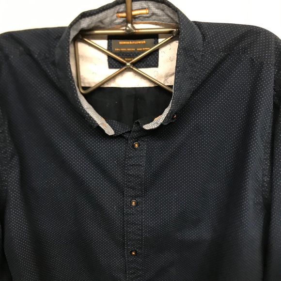 Demin & Flower Ricky Singh Long Button Down L - Picture 2 of 7